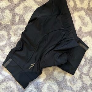 Specialized Black Cycling Shorts with Red Lining